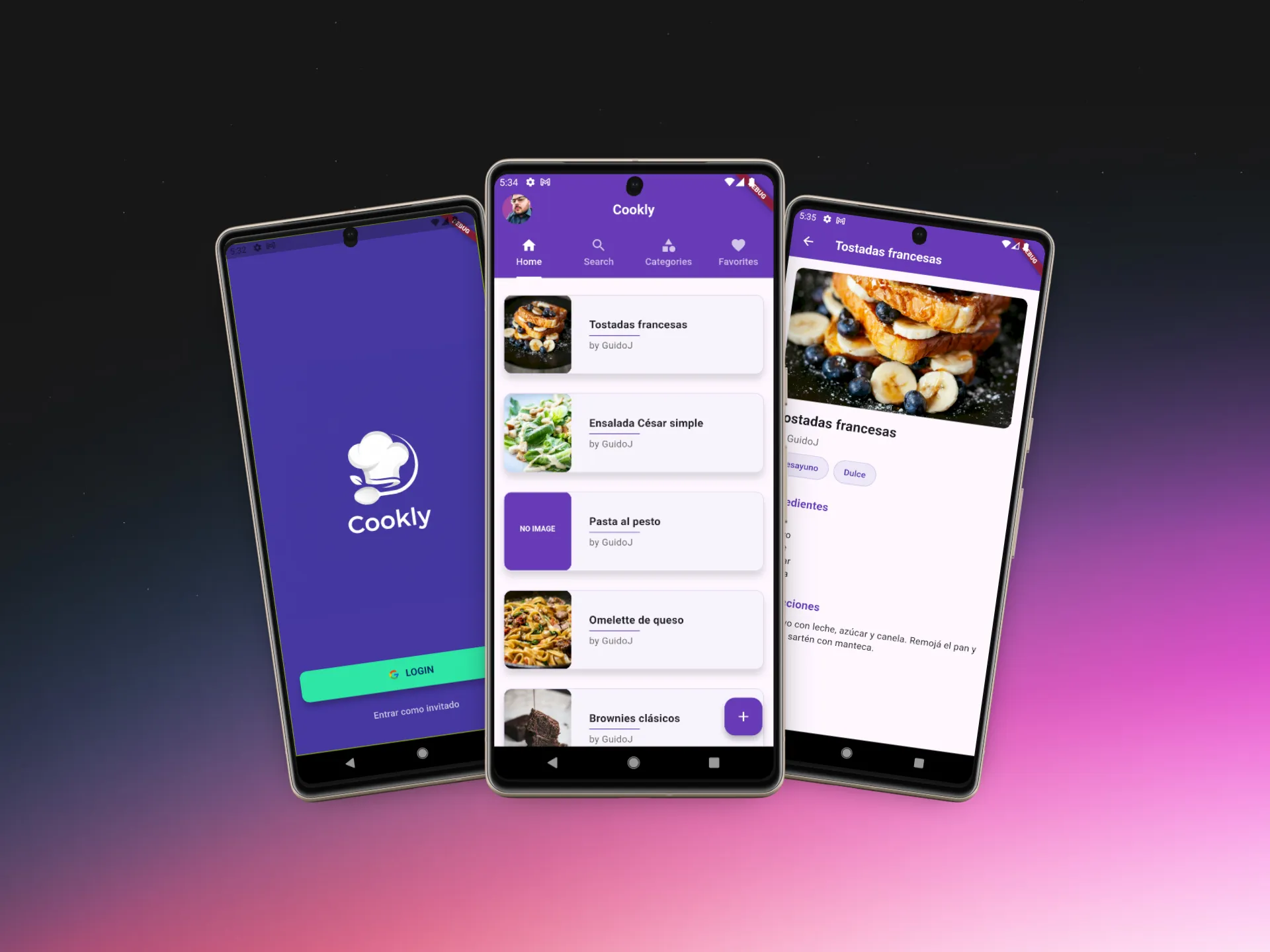 Cookly app screenshot